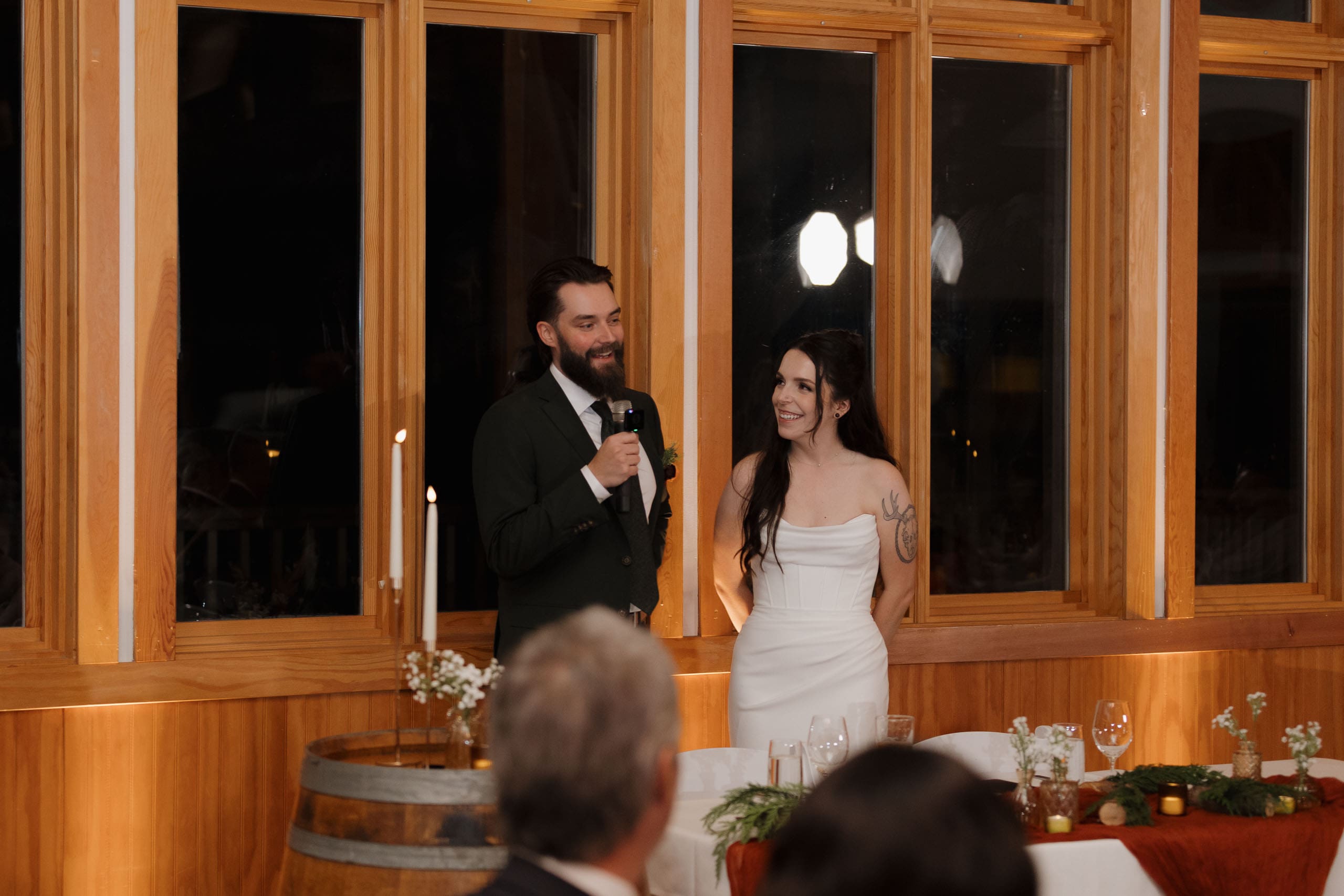 church & state winery fall wedding catpured by local wedding videography victoria bc team hayley zumkeller
