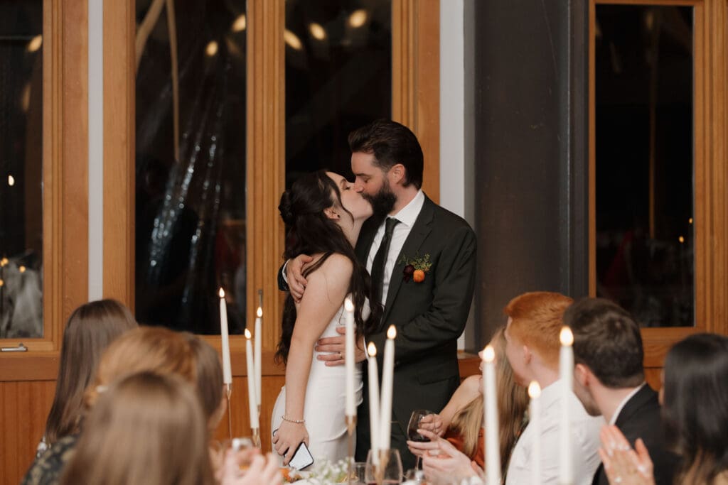 Wedding party portraits at Church and State Winery fall wedding on Vancouver Island