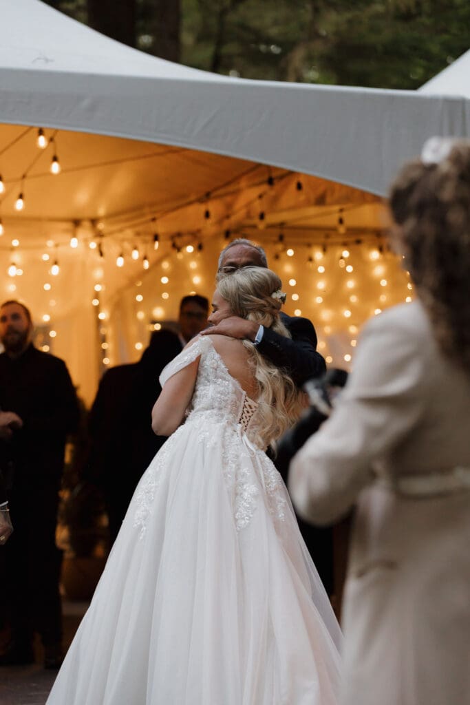 the secret Hemlock Hideaway at the Wickanninish in Tofino BC hosts a wedding celebration