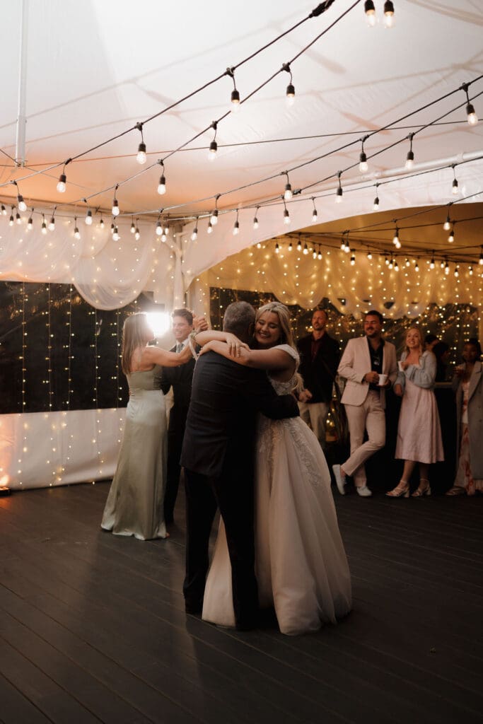 the secret Hemlock Hideaway at the Wickanninish in Tofino BC hosts a wedding celebration